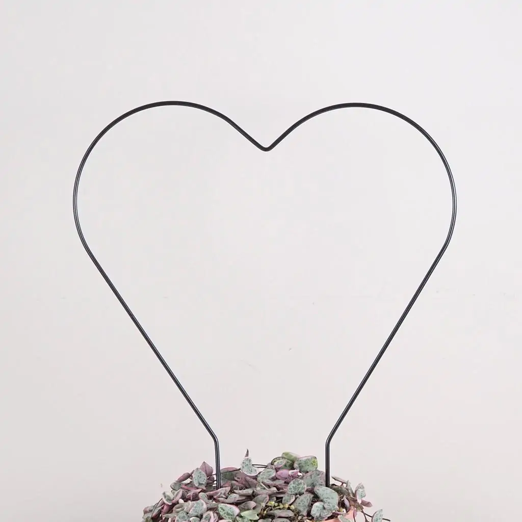 Dekoratívna opora na rastliny srdce dekorativna opora na rastliny srdce kovova oporna tyc ku kvetom