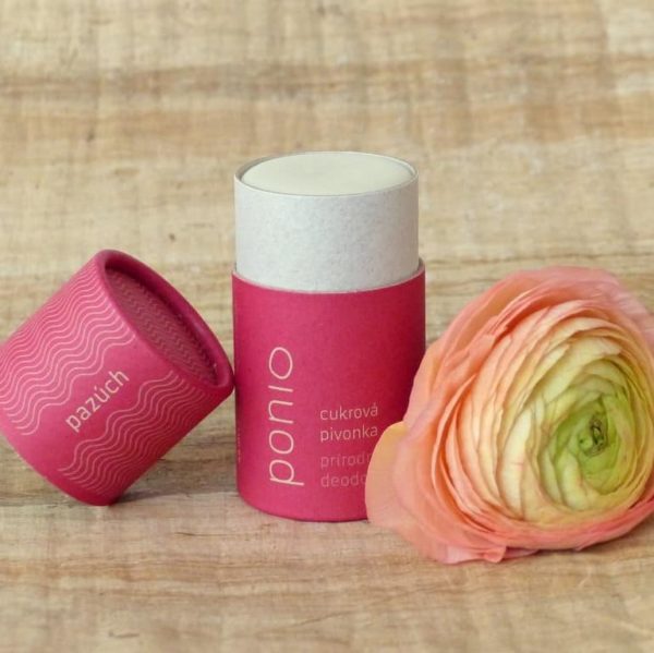 ponio pazuch prirodny dezodorant cukrova pivonka ucinny proti poteniu s kvetinovou vonou