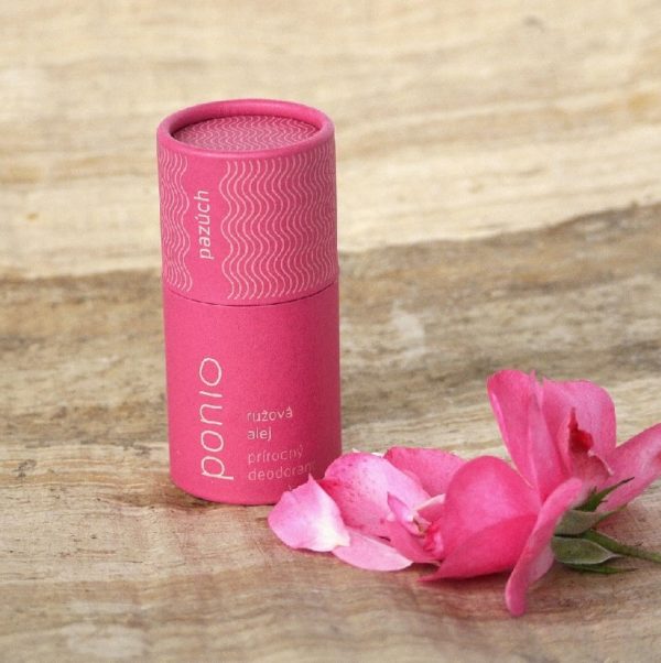 ponio pazuch prirodny dezodorant ruzova alej prirodny antiperspirant ucinny proti poteniu s kvetinovou vonou