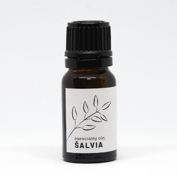 esencialny olej salvia salviova silica do aromalampy difuzera aromaterapia