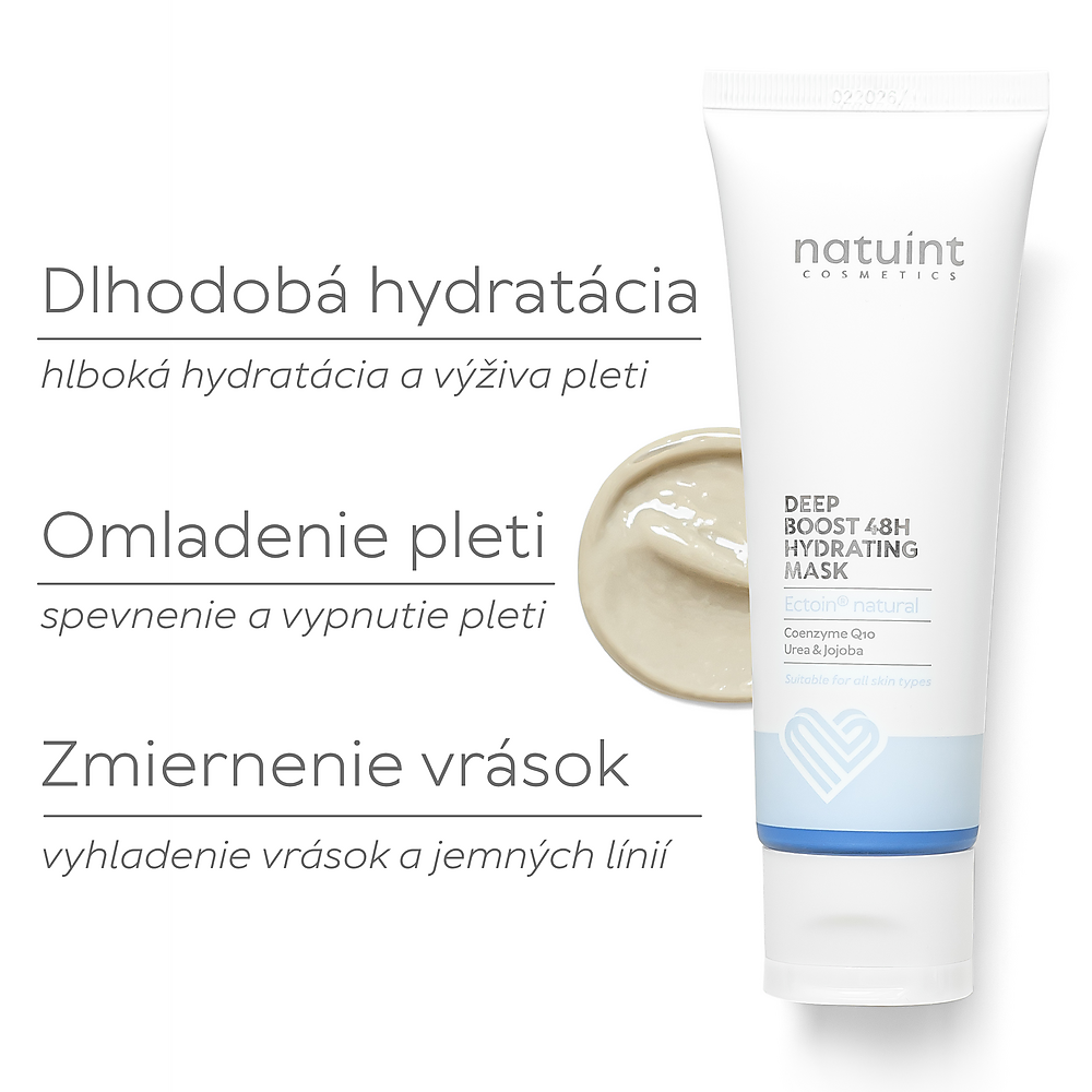 Natuint – Hydratačná maska Ectoin a Koenzým Q10 75 ml natuint hydratacna pletova maska