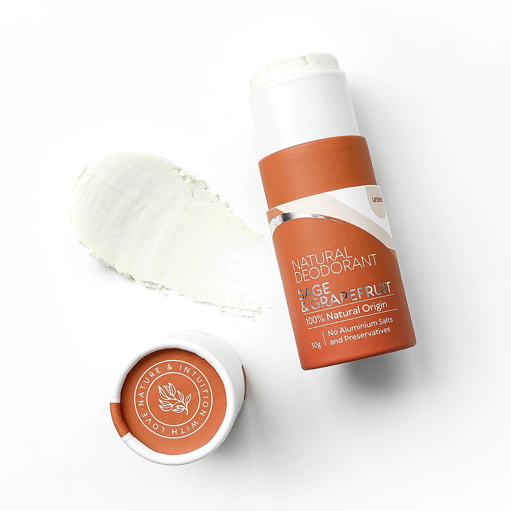 Natuint – Krémový dezodorant Šalvia a grapefruit 30 g natuint natural deodorant sage grapefruit prirodny kremovy dezodorant