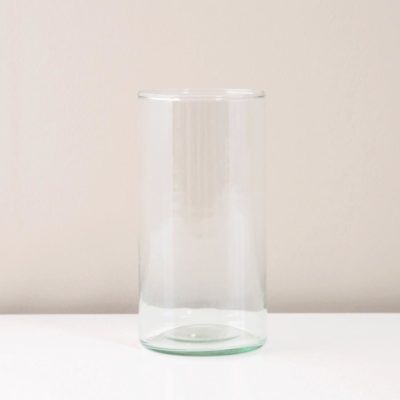 sklenena vaza cylinder na riasogule