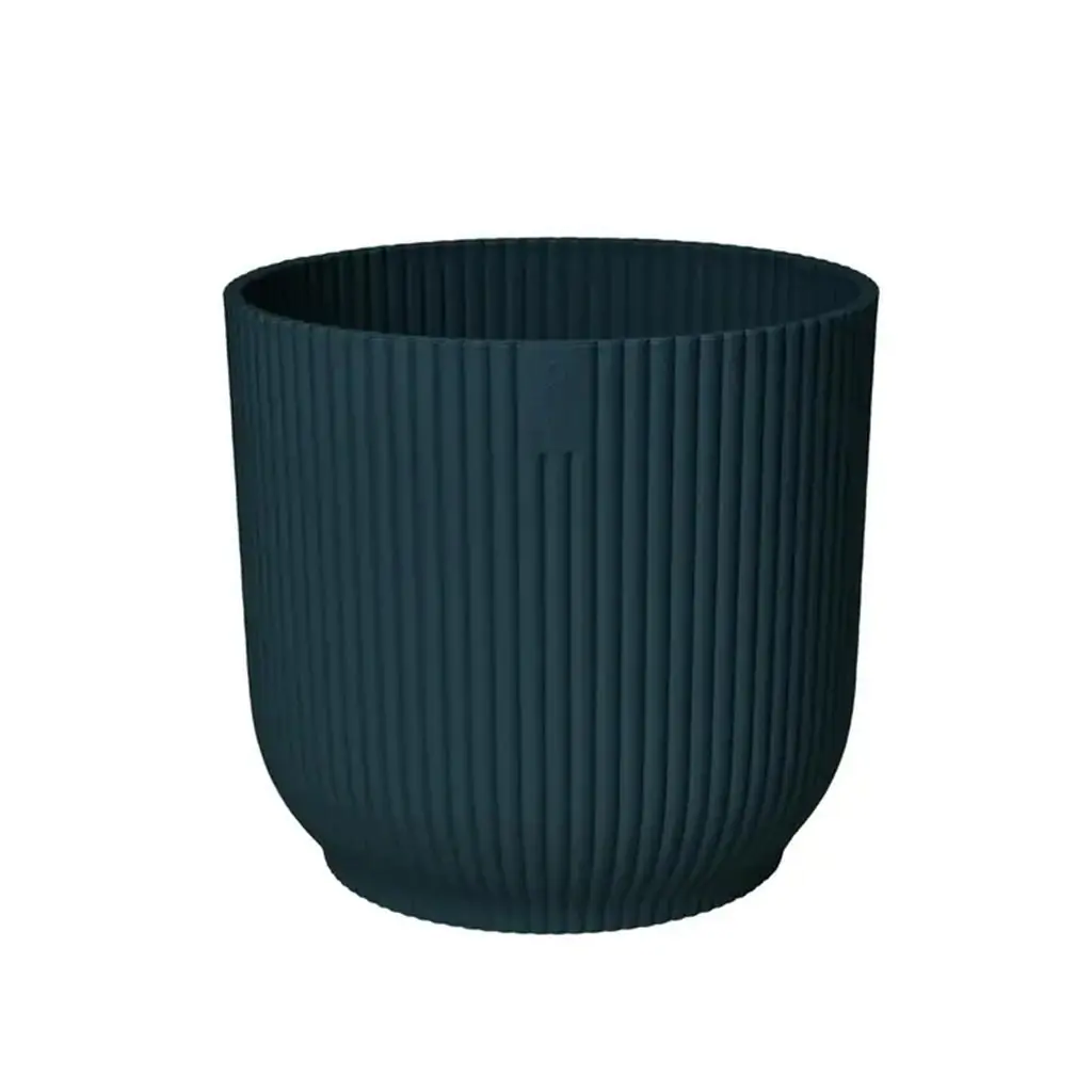 Plastový kvetináč Premium Stripes modrý 11 cm