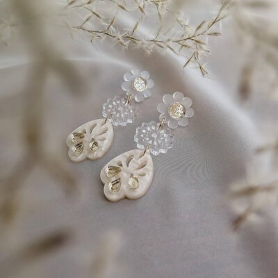 Handmade náušnice Boho flower bride handmade nausnice sina boho flower bride Plantizia.sk