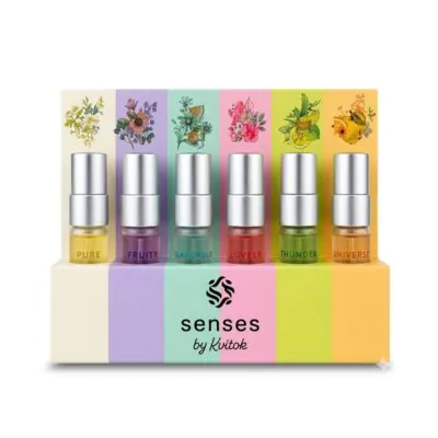 kvitok senses parfemy set vzoriek prirodna vona