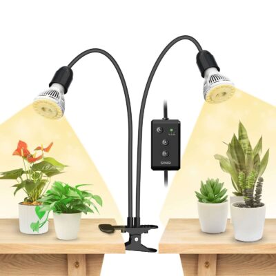 Grow lights pre izbové rastliny: Ako správne používať rastové svetlá rastove svietidlo sansi led 20w grow light s casovacom