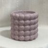 Keramický kvetináč Bubble lilac 10 cm fialový keramicky kvetinac leskly bubble lilac