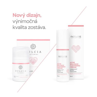 Natuint – Pleťový krém s Q10 Čistiaci komplex 50 ml natuint Acne balance cleansing cream pletovy krem proti akne s q10 cistiaci komplex dulcia