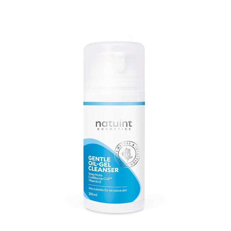 natuint Gentle oil-gel cleanser cistiaci gel na tvar mydlove orechy dulcia