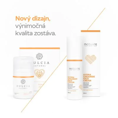 Natuint – Hydratačný krém Marulový olej a komplex ceramidov 50 ml natuint hydra ceramice face cream hydratacny pletovy krem ceramidy a marula dulcia