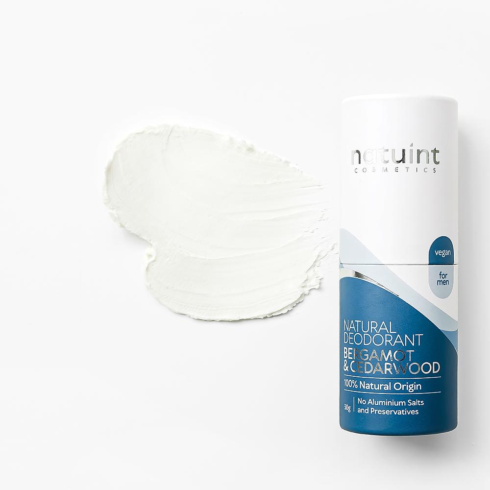 Natuint – Krémový dezodorant pre mužov 30 g natuint kremovy deodorant pre muzov prirodny bergamot a cedrove drevo