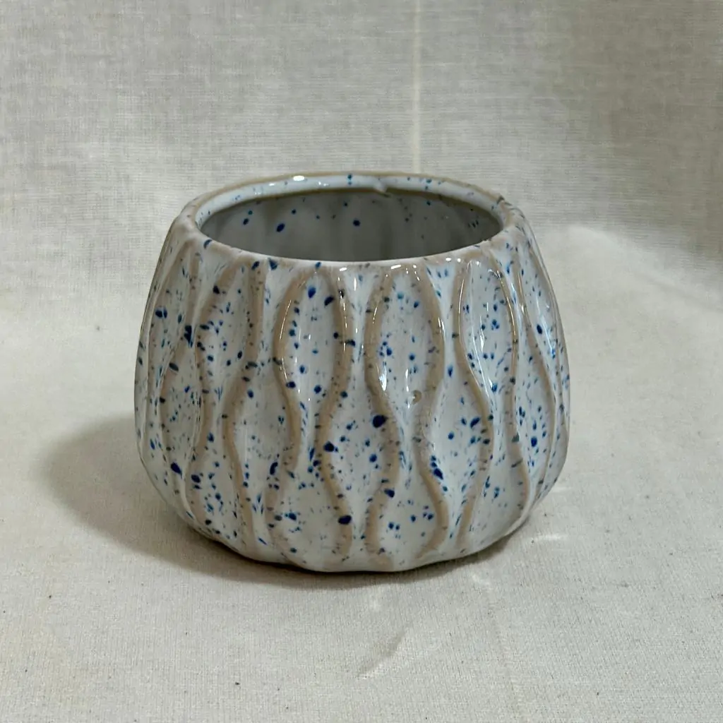 Dekoračný črepník Wave splash 6 cm