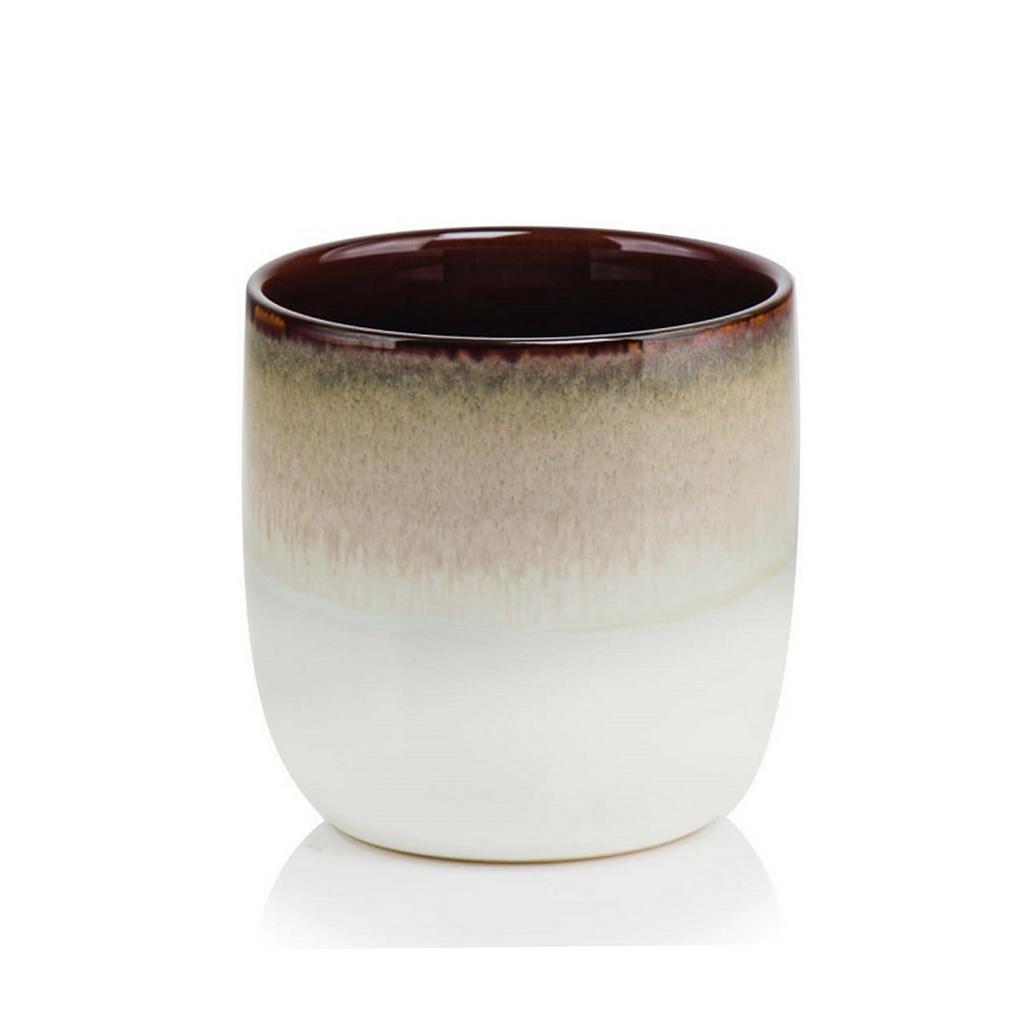 Dekoračný kvetináč Cascade coffee 13 cm