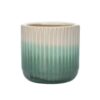 Dekoračný kvetináč Turquoise Bay 6 cm dekoracny kvetinac tyrkysovy modro biely