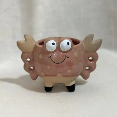 dekoracny keramicky crepnik kvetinac zvieratko krab