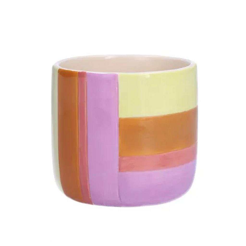 Dekoračný črepník ArtDeco tropical 10 cm