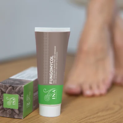 InaEssentials – Krém Fungomycol na plesne nechtov a suchú, popraskanú pokožku 75 ml InaEssentials Krém Fungomycol na plesne nechtov a suchú, popraskanú pokožku