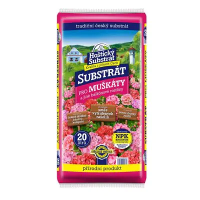 hosticky substrat pre muskaty a balkonove rastliny forestina