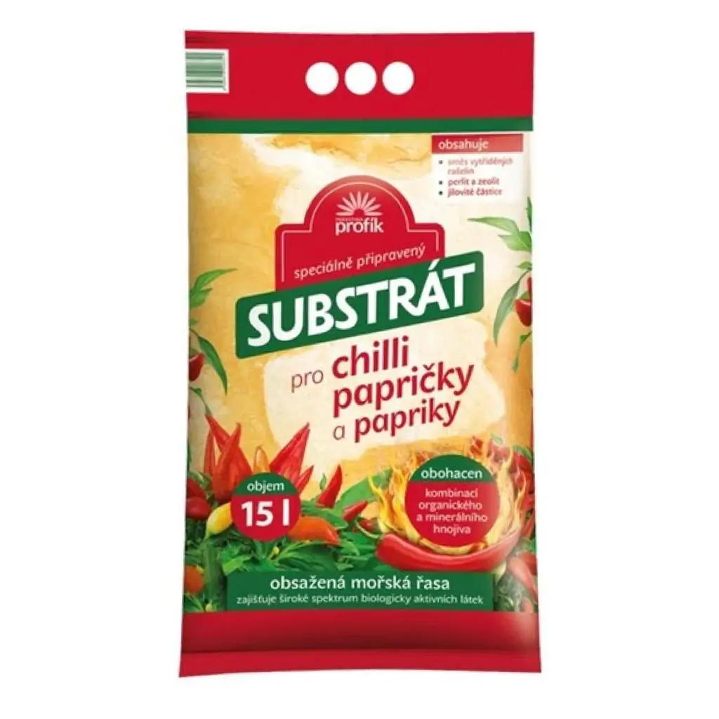Substrát Profík pre chilli papričky a papriky 15 l