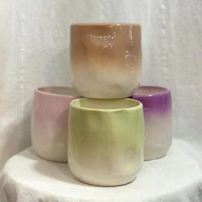 dekoracny keramicky kvetinac crepnik farebny ombre