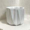 Dekoračný kvetináč Origami biely 13 cm biely dekoracny kvetinac crepnik