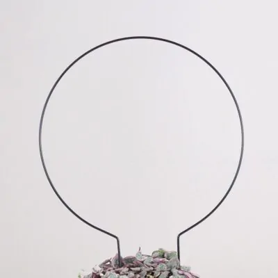 Dekoratívna opora na rastliny kruh veľký dekorativna opora pre rastliny kruh velky kovova oporna tyc ku kvetom