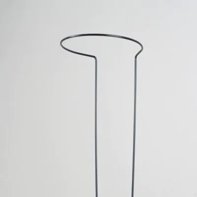 Dekoratívna opora na rastliny obruč Ø 14 cm dekorativna opora pre rastliny obruc kovova oporna tyc ku kvetom