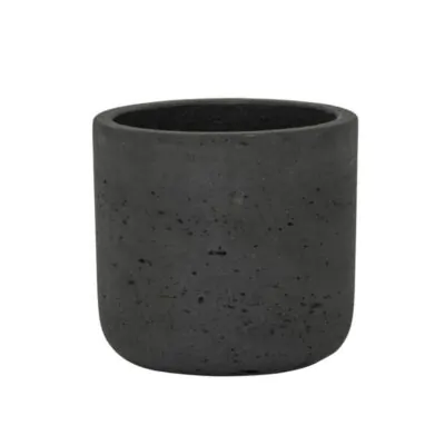 Kvetináč Charlie black washed kvetinac charlie black washed cierny antracitovy betonovy kvetinac