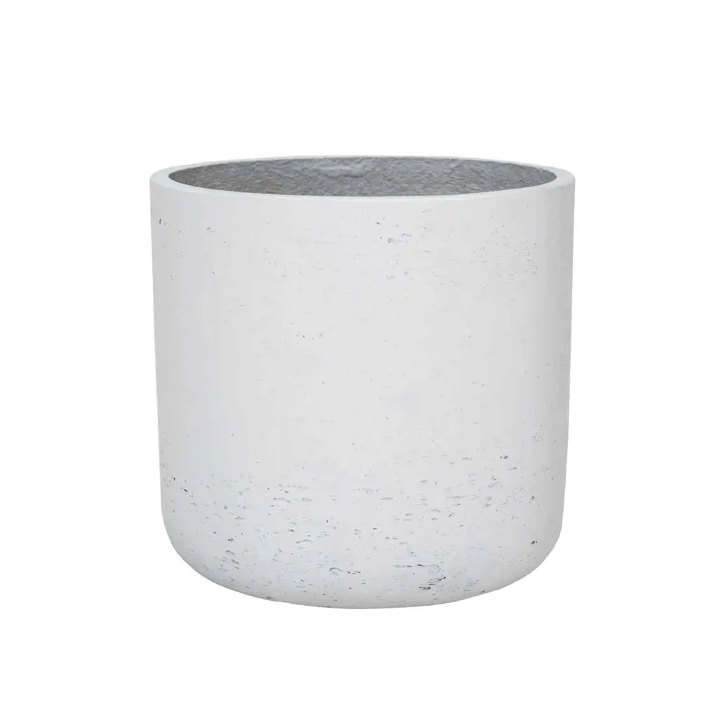 Kvetináč Charlie white washed 9 cm