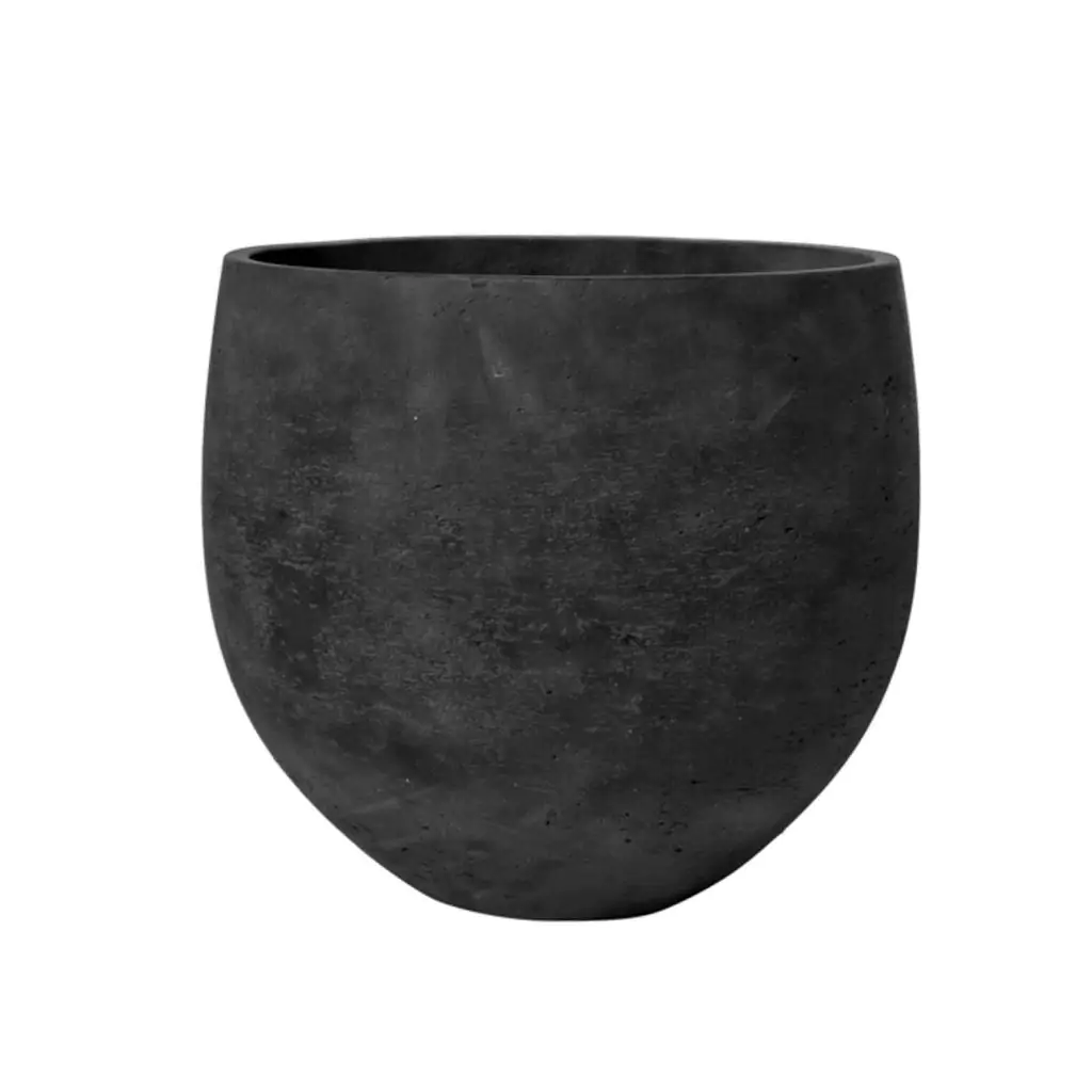 Kvetináč Orb black washed 21 cm
