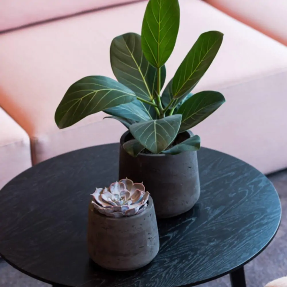 Kvetináč Patt black washed kvetinac patt black washed cierny antracitovy betonovy kvetinac