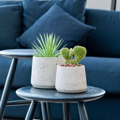 Kvetináč Patt grey washed kvetinac patt grey washed sedy betonovy kvetinac