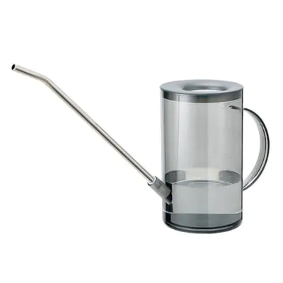 stylova seda krhlicka na polievanie s nerezovym hrdlom 1 liter