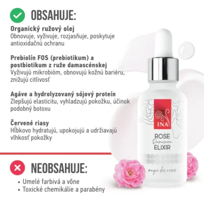 InaEssentials – Intenzívne anti-age sérum Rose Elixir 30 ml InaEssentials Intenzívne anti-age sérum Rose Elixir
