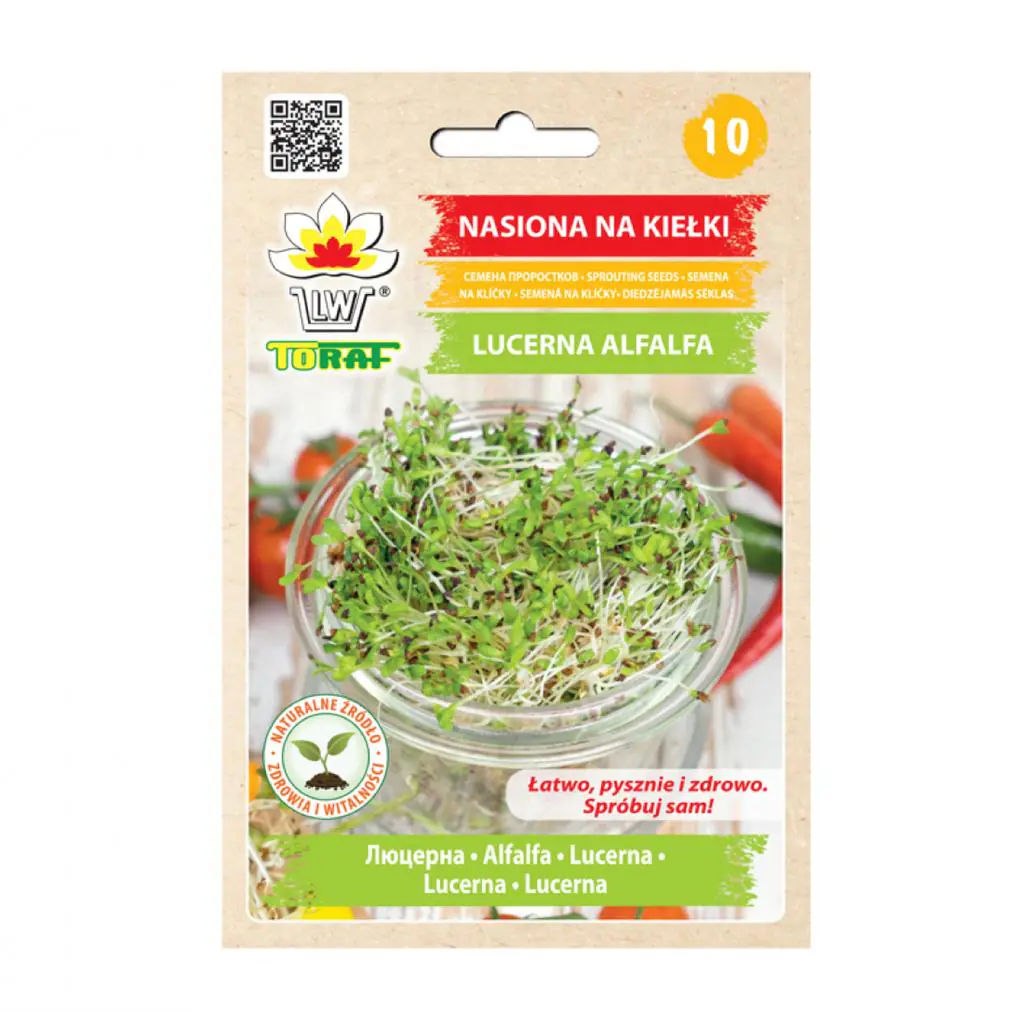 Alfalfa semienka na klíčenie 20 g alfalfa lucerna semienka na klicenie microgreens klicky klickovanie