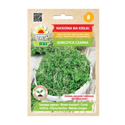 Horčica čierna semienka na klíčenie 20 g horcica cierna semienka na klicenie microgreens klicky klickovanie
