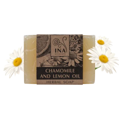 inaessentials mydlo prirodne s harmancekom a citronovym olejom kamilkove mydlo