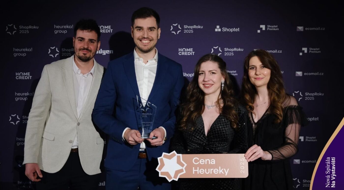 Plantizia získala prestížne ocenenie ShopRoku 2025 - Cena Heureky shoproku 2025 cena heureky plantizia ocenenie eva varsik matus varsik
