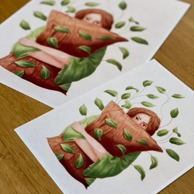 Botanická ilustrácia Lenivý víkend wearewind