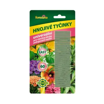 univerzalne hnojivove tycinky forestina pre vsetky druhy izbovych rastlin