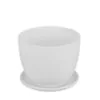 biely keramicky crepnik s podmiskou plantizia