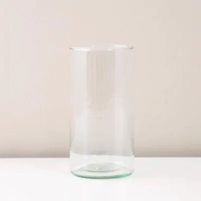 sklenena vaza cylinder na riasogule