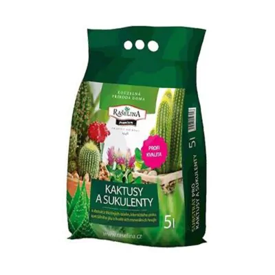 substrat pre kaktusy a sukulenty raselina premium hlina na kaktusy