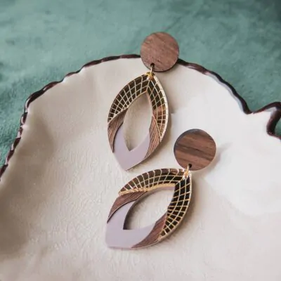 Handmade náušnice Prestige Gold