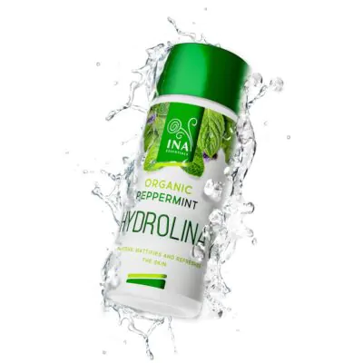 Izbové rastliny, riasogule a príslušenstvo InaEssentials – Hydrolina organická voda z mäty 150 ml