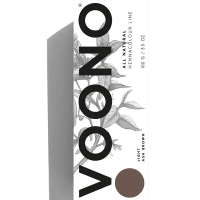 voono henna na vlasy light ash brown hneda prirodna farba