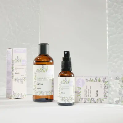 kvitok kvetinova bylinkova voda salvia organicka hydrolat