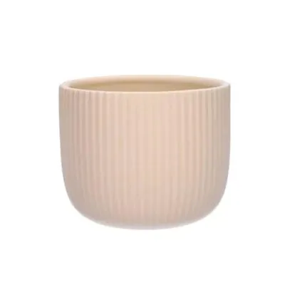 Keramický črepník Crema lines