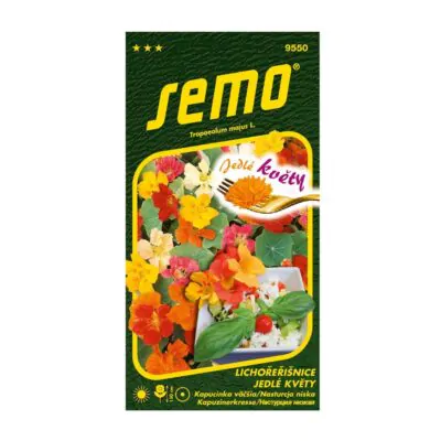 semienka kapucinka vacsia jedle kvety bylinky